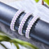Porcelaine violette | Céramique Lumos | Bracelet Vitalité Macramé